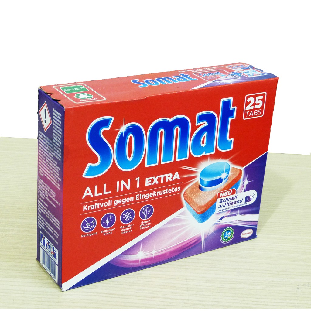 Viên rửa ly Somat 5 532g