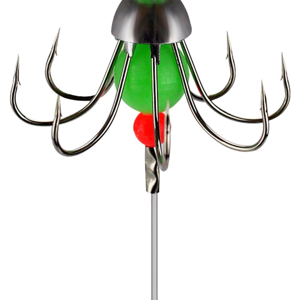 Móc Câu Cá Hình Bạch Tuộc Phát Sáng Trong Đêm Chất Lượng Cao