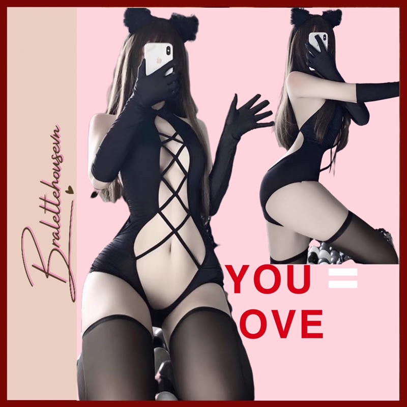 Bộ đồ liền thân cut out độc đáo Full cut-out Bodysuit S1170 Bralettehousevn