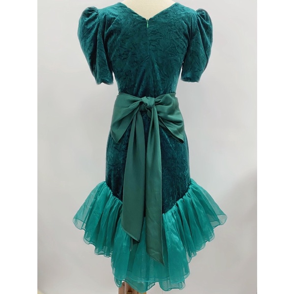 Đầm nhung Nhật Size 9AR