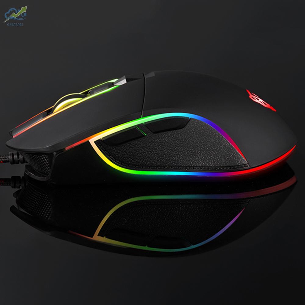 Chuột Quang Gaming Motospeed V30 6 Nút Bấm 3500dpi Có Đèn Led