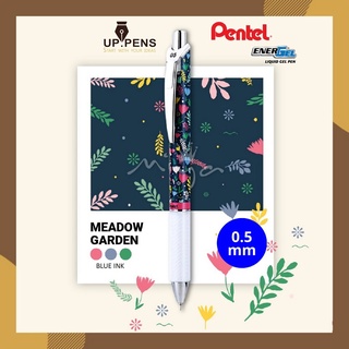 Bút gel Pentel Energel Kawaii BLN75KW - Meadow Garden - Ngòi 0.5mm - Mực xanh dương (Blue)