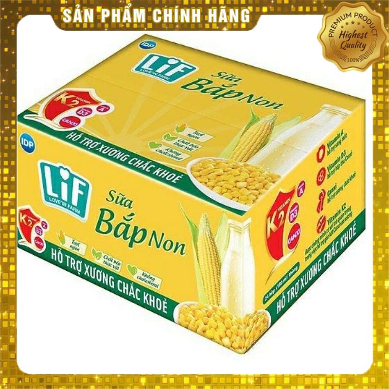 Sữa Bắp Non LiF Kun thùng 24 Hộp x 180ml