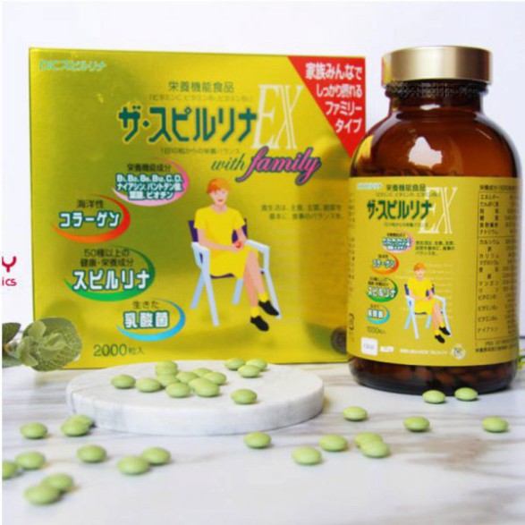 [Nhật nội địa] Tảo vàng Spirulina EX Nhật Bản – Bí quyết sống khỏe, chống ung thư của người Nhật