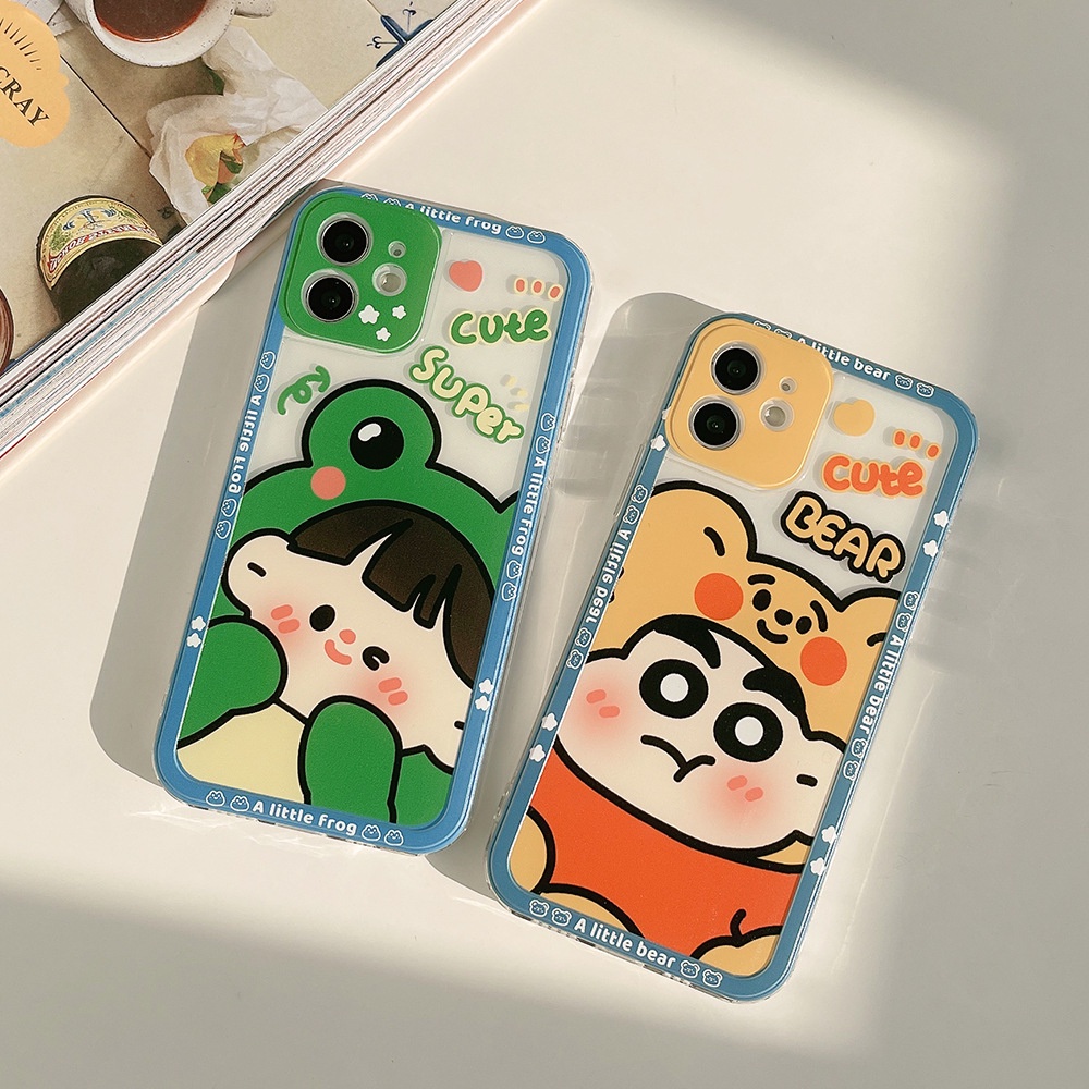 Ốp điện thoại TPU họa tiết bé trai/gái cho iPhone 11 ProMax X Xr Xs Max 7 8Plus Se 2020 12promax 12mini 13promax 13mini