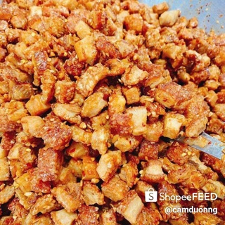 Tóp mỡ rim mắm tỏi .#25k