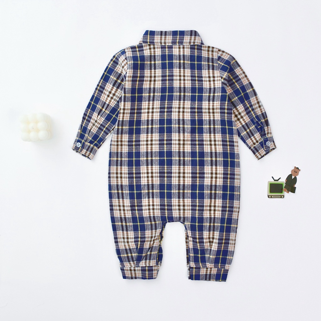 Sanlutoz Trẻ sơ sinh Trai Lãng mạnTuỳ tiệnÁo Plaid Tay áo dài