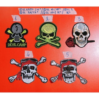 SET 1 HÌNH Sticker ủi,patch ủi,hình ủi đầu lâu size to