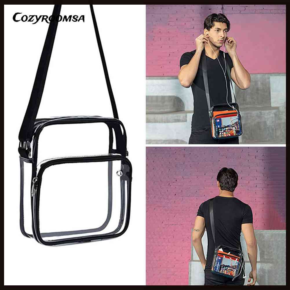 Túi Đeo Chéo Đựng Điện Thoại Chất Liệu PVC Trong Suốt Chống Thấm Nước