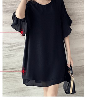 Đầm Tay Ráp Lăng Cao Cấp