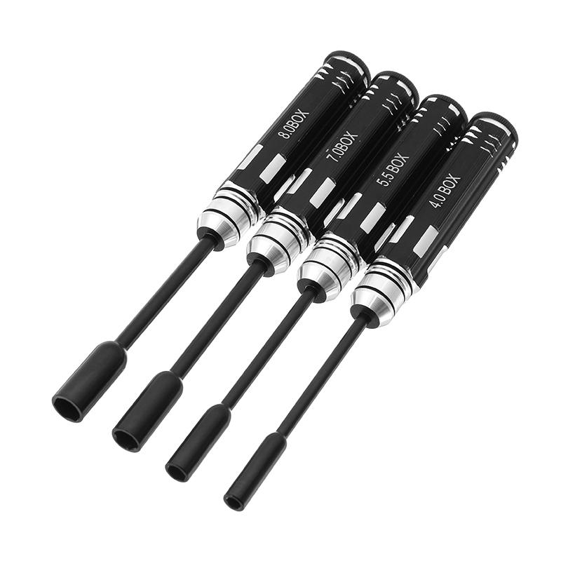 Set 4 tua vít lục giác 3 cạnh cho mô hình điều khiển từ xa yz-023 4.0 / 5.5 / 7.0 / 8.0mm
