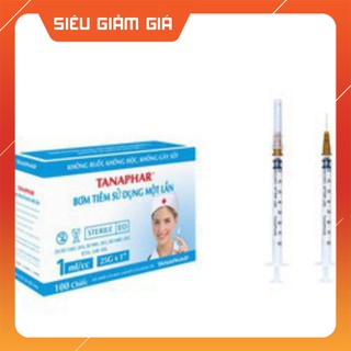 BƠM TIÊM SỬ DỤNG 1 LẦN TANAPHAR - BƠM 1ML
