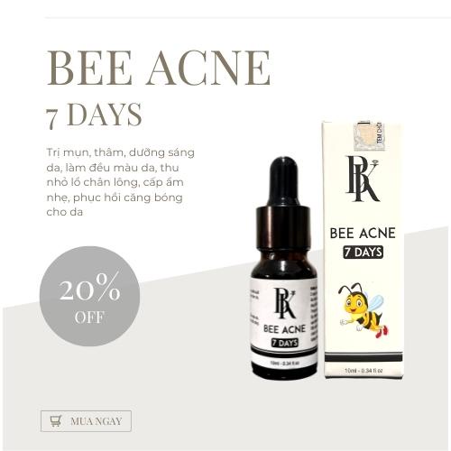 Serum giảm mụn thâm rỗ Bee Acne 7 Days - Công dụng 5 trong 1 hiệu quả sau 7 ngày
