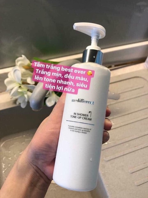 Sữa Tắm Kiêm Dưỡng Trắng Da Medifferent In Shower Tone Up Cream 300ml