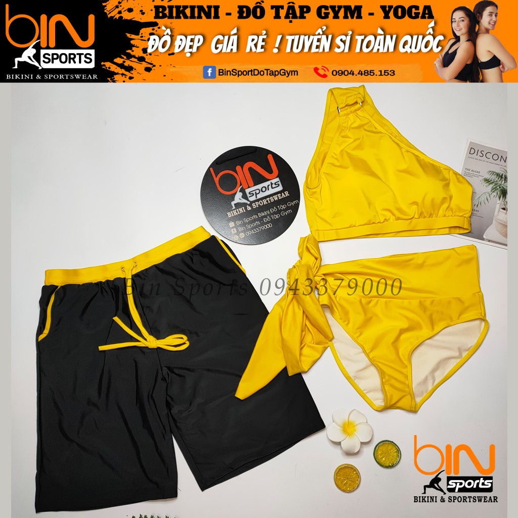 Đồ Bơi Cặp Nam Nữ Mặc Đi Biển Bin Sports CB087