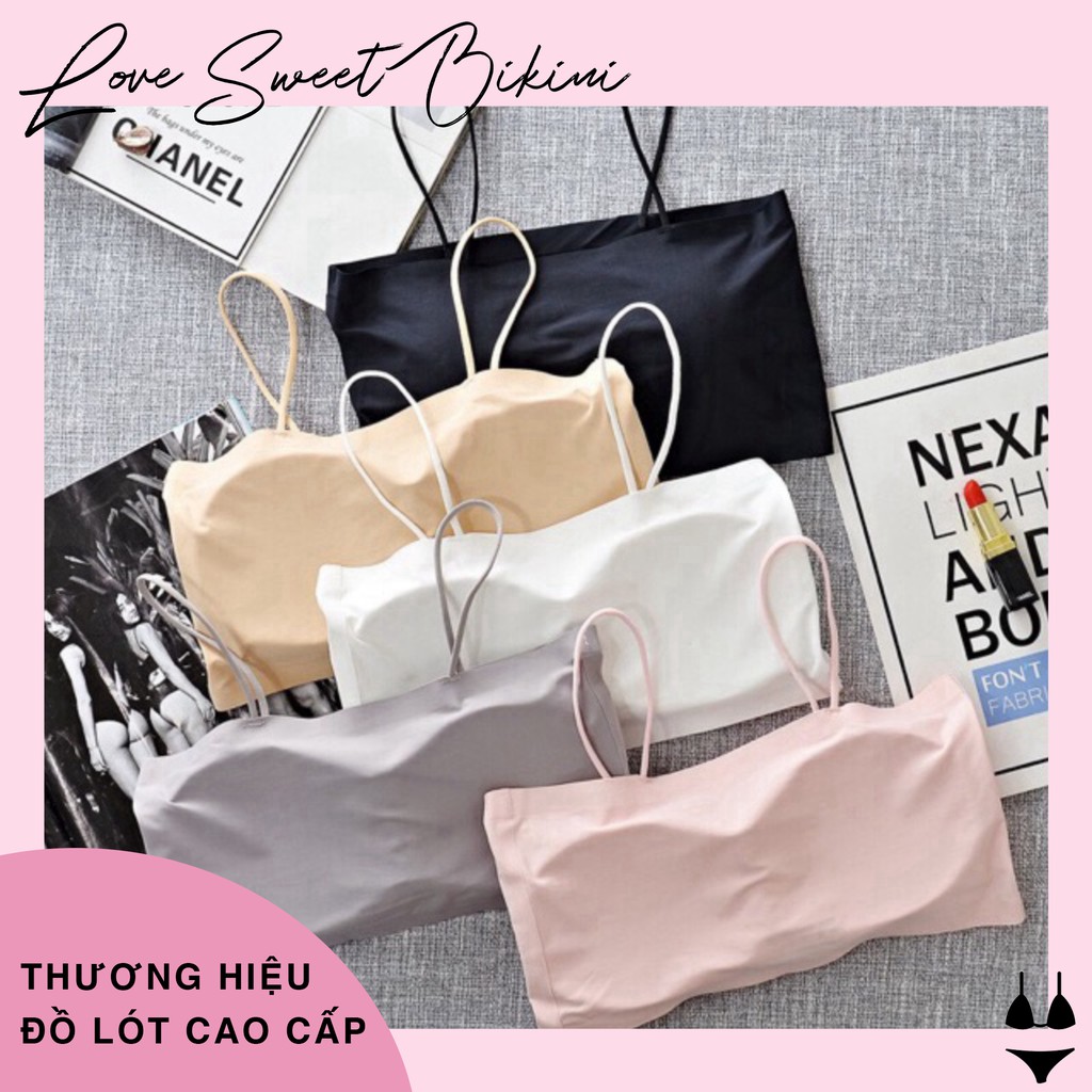Áo Bra Quây Trơn Có Đệm Ngực 2 Dây | BigBuy360 - bigbuy360.vn