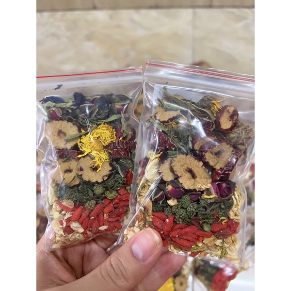 Trà dưỡng nhan, trà hoa 8 vị