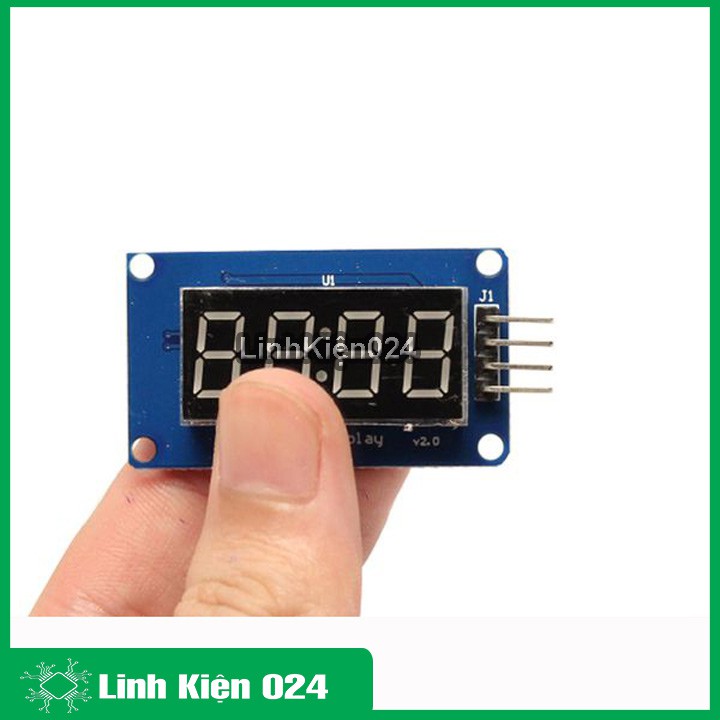 Module LED 7 Thanh 4 Số HC595 0.8 Inch