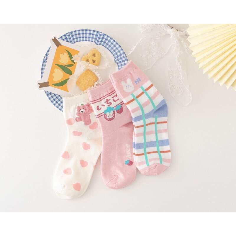 Tất nữ cổ cao phong cách Candy