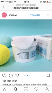 [COSRX] Miếng tẩy da chết Cosrx one step Moisture up pad 70 miếng