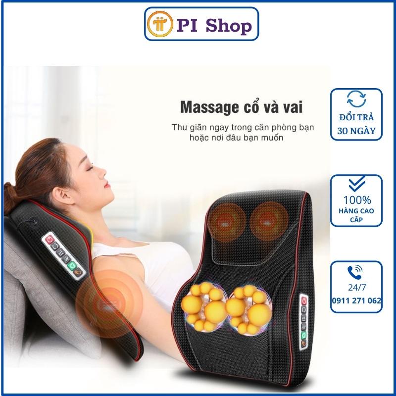 Gối Massage Lưng Cổ , Máy Mát Xa Lưng và Cổ Hồng Ngoại 5.0