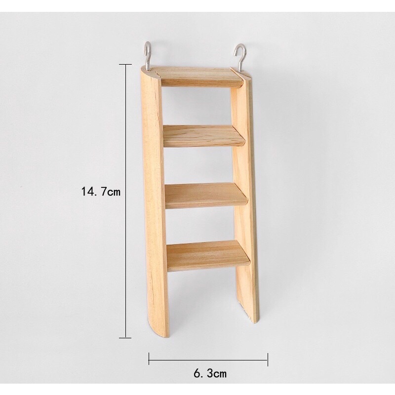 Đồ Chơi Cầu Thang Gỗ cho Hamster | Thú Nhỏ