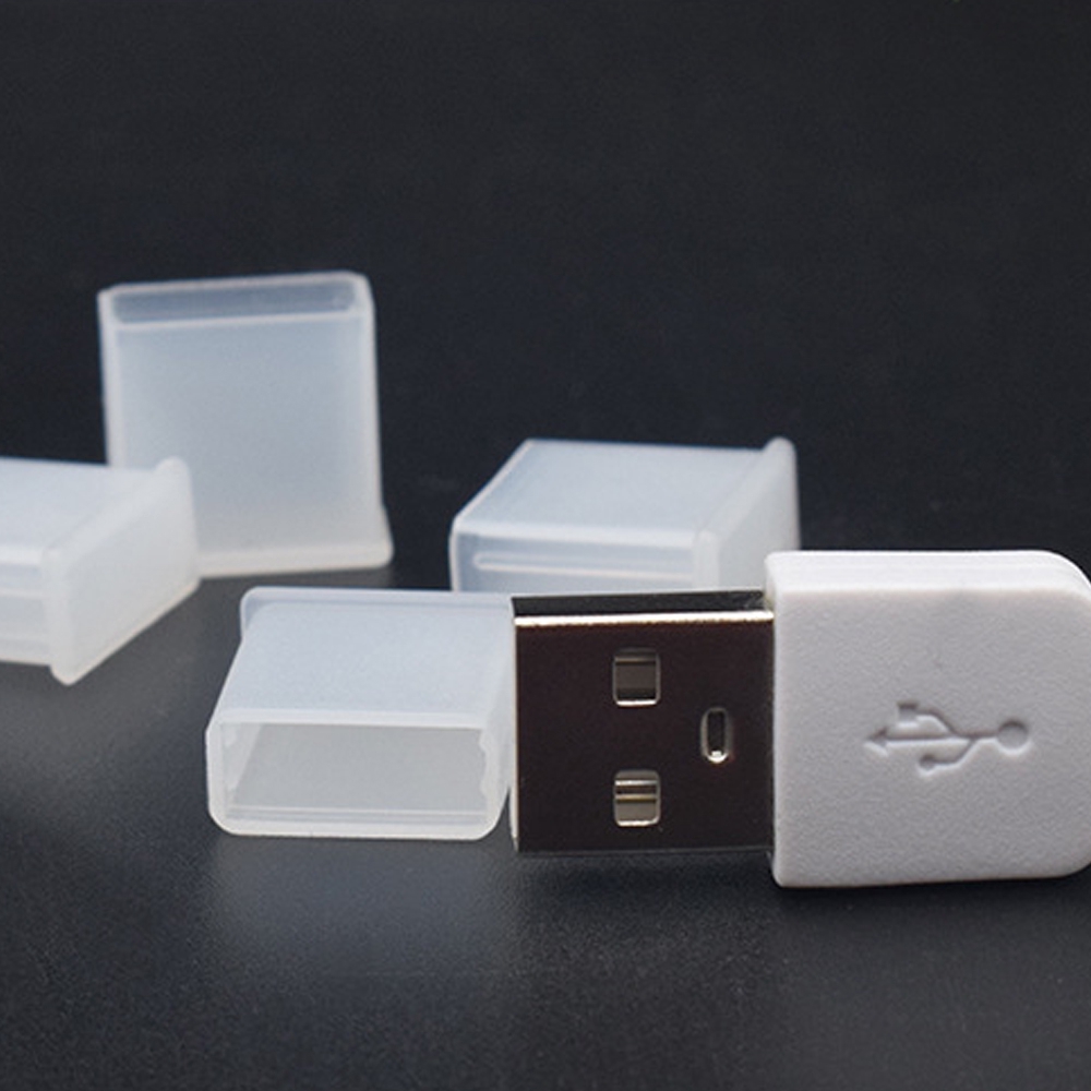 Set 10 nút bịt chống bụi cho cổng usb máy tính chất lượng cao