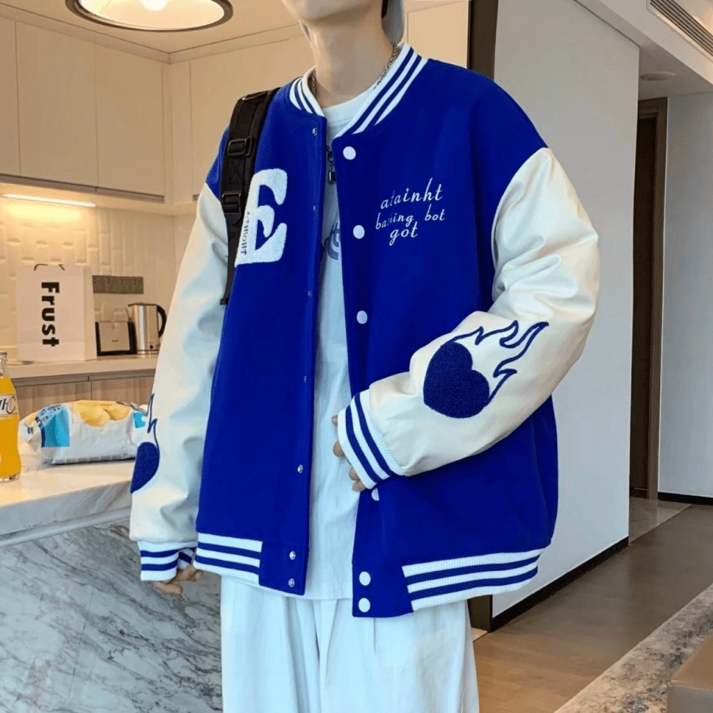 Áo Khoác Nỉ Nam ATHIOHT Form Rộng Chất Nỉ PE Loại 1 In Chữ E Kiểu Dáng Bomber Mặc Đẹp Thoải Mái [NEW UNISEX]