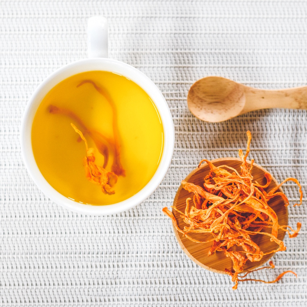 Đông trùng hạ thảo khô L'angfarm, 10g, hộp, mẫu quà tặng
