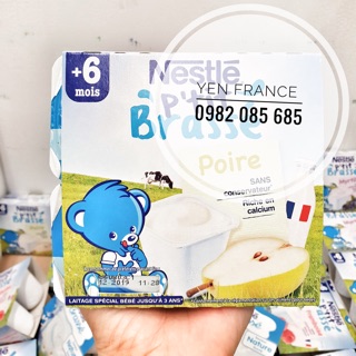 Sữa chua Nestle P’tit Brasse dạng vỉ 4 hộp (4x100g)