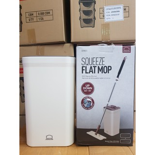 Bộ Cây Lau Nhà Lock&Lock Squeeze Flat Mop ETM471