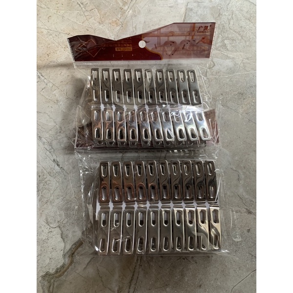Bộ 20 móc treo quần áo inox và nhựa cao cấp