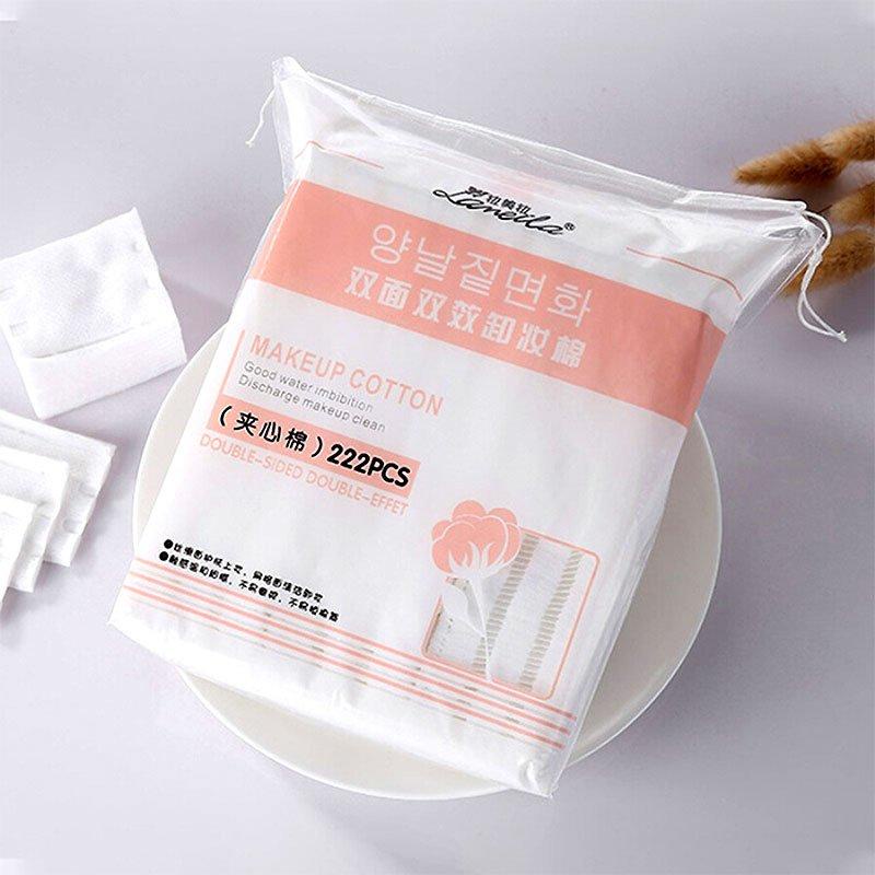 Bông Tẩy Trang 3 Lớp Cotton Pads 222 Miếng - Bông Tẩy Trang 222