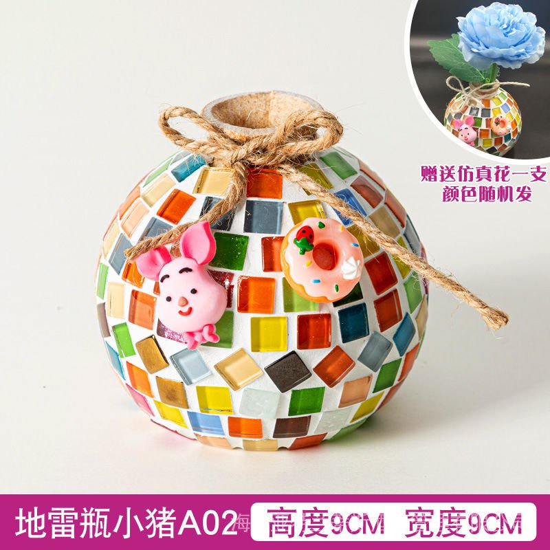 Bình Hoa Khảm Đá diy Sáng Tạo Giáo Dục Bé Gái cxb ahfxlw. my724