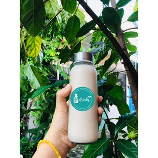 Combo 5 chai thủy tinh đựng sữa hạt 300ml