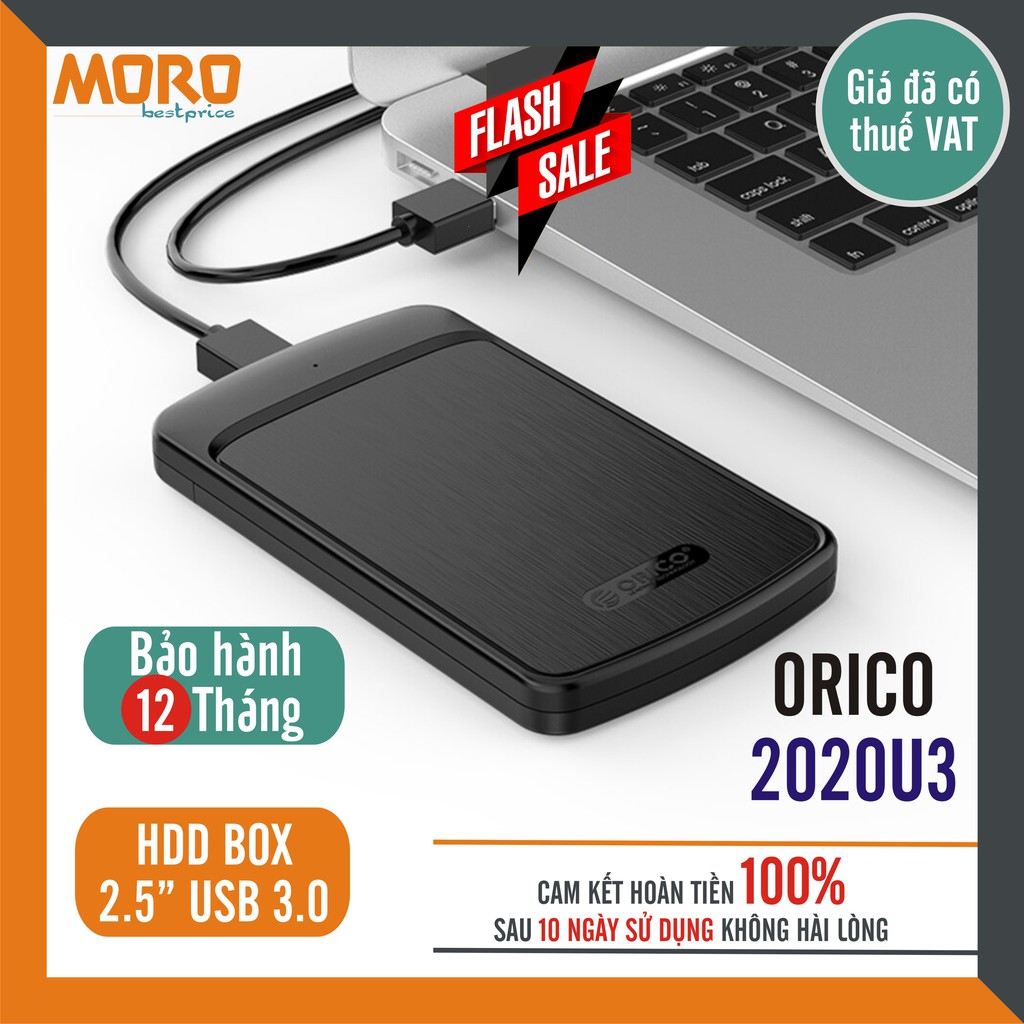 Box ổ cứng 2.5'' Orico 2577U3 / 2139U3 / 2020U3 Sata 3.0 - Dùng cho HDD, SSD - SP Chính hãng bảo hành 12 tháng!