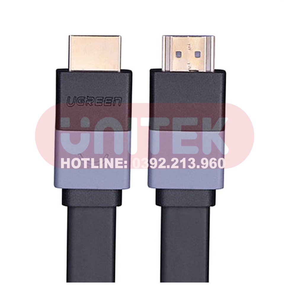Dây HDMI Dẹt Dài 1.5M/3M Lõi Đồng cao cấp Ugreen 30109/30111