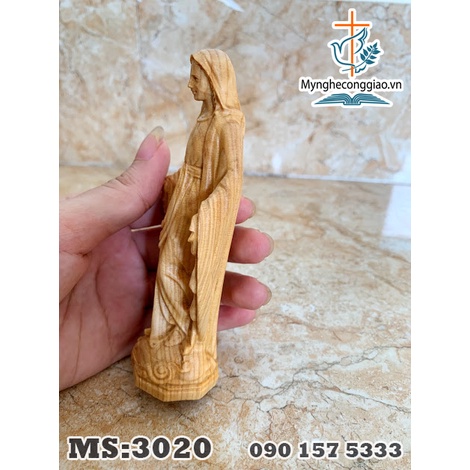 Top Những Mẫu Tượng Công Giáo Để Bàn, Trên Ô Tô, Xe khách | Tượng Chúa, Đức Mẹ Ban Ơn, Thánh Giuse Trang Trí Bằng Gỗ