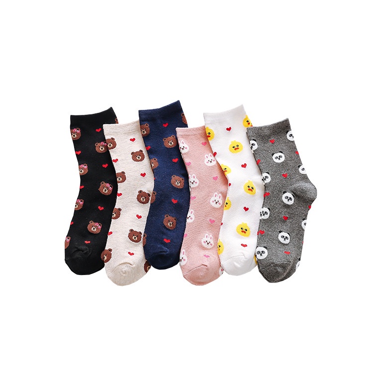 Cute women's cotton socks Women's socks