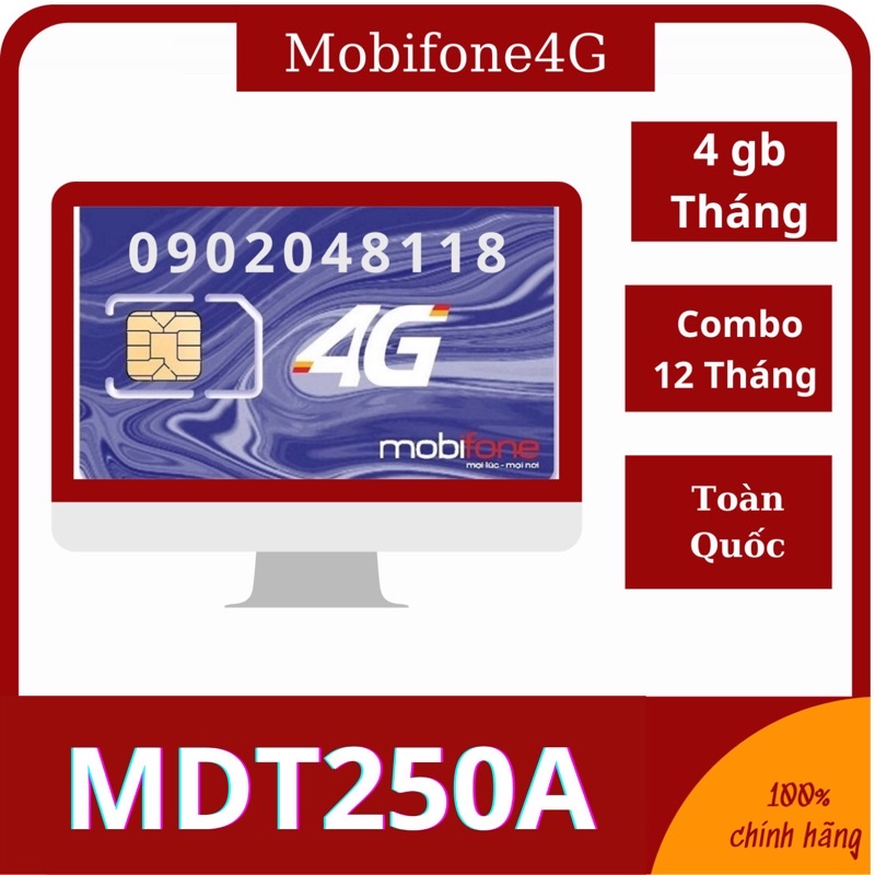mdt250a simdata mobifone dùng miễn phí truy cập mạng 1 năm