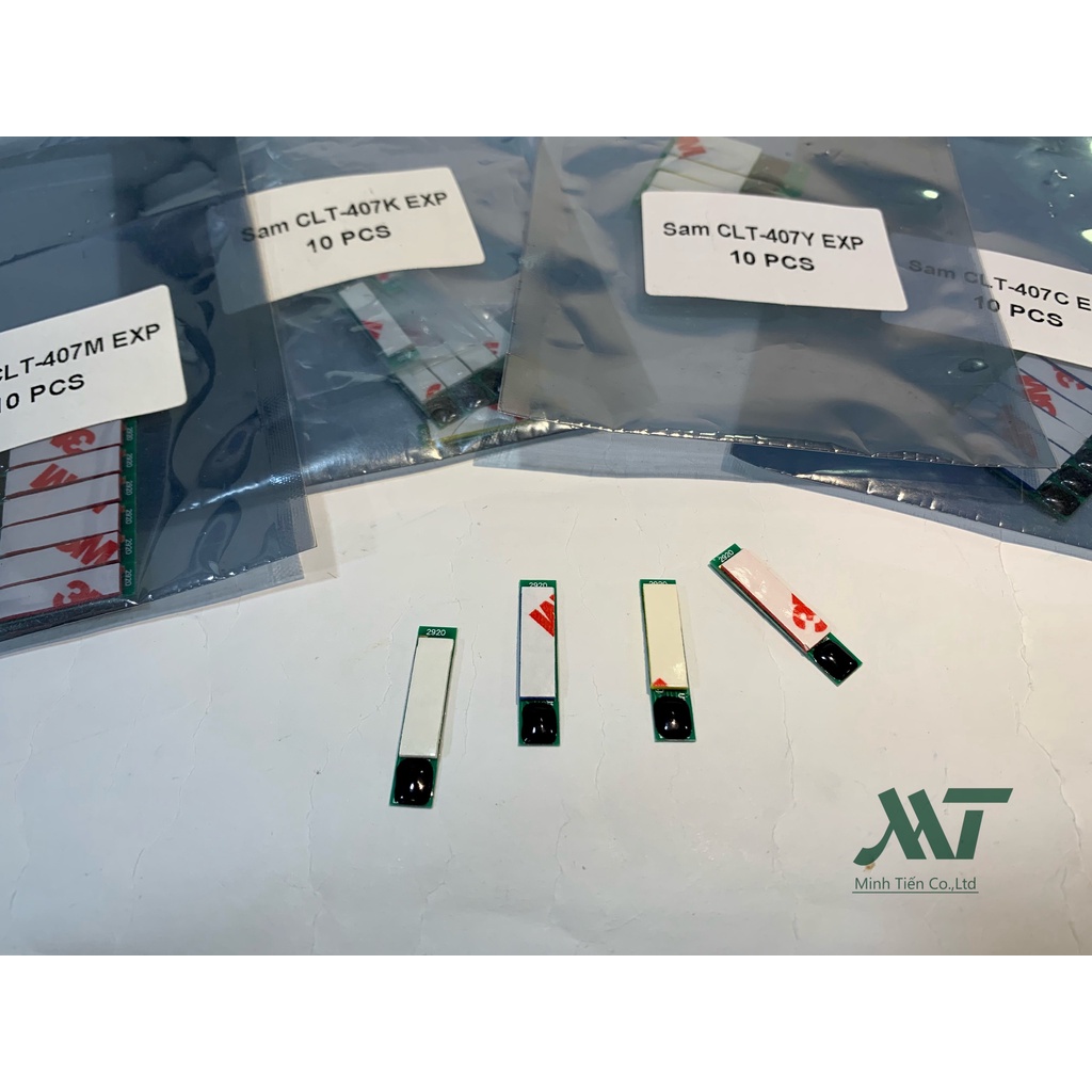 Bộ chip 4 con Samsung 407 CLT407 cho máy CLP 320 325 clp320 clp325 CLX 3180 3185 clx3185 clx3180
