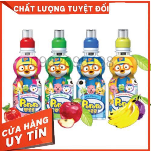 Combo 6 Chai Nước Ngọt PORORO Nội Địa Hàn Quốc 235ml Date 12/2020