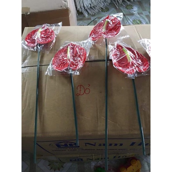Combo 50 Cành Lá Môn Trang Trí_ Hoa giả