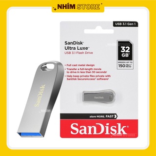  USB 3.1 SanDisk CZ74 32GB Ultra Luxe upto 150MB/s