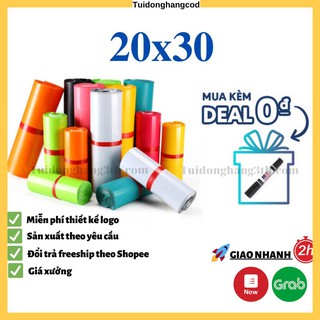 Túi đóng hàng niêm phong tự dính size 20x30, tuidonghangcod