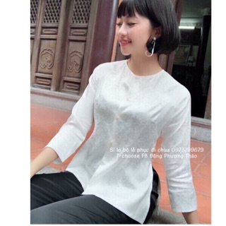 Bộ gấm bà ba đi lễ