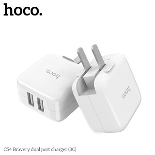 CÓC SẠC 2 CỔNG USB 2.0A HOCO C54 (BH: 12T)