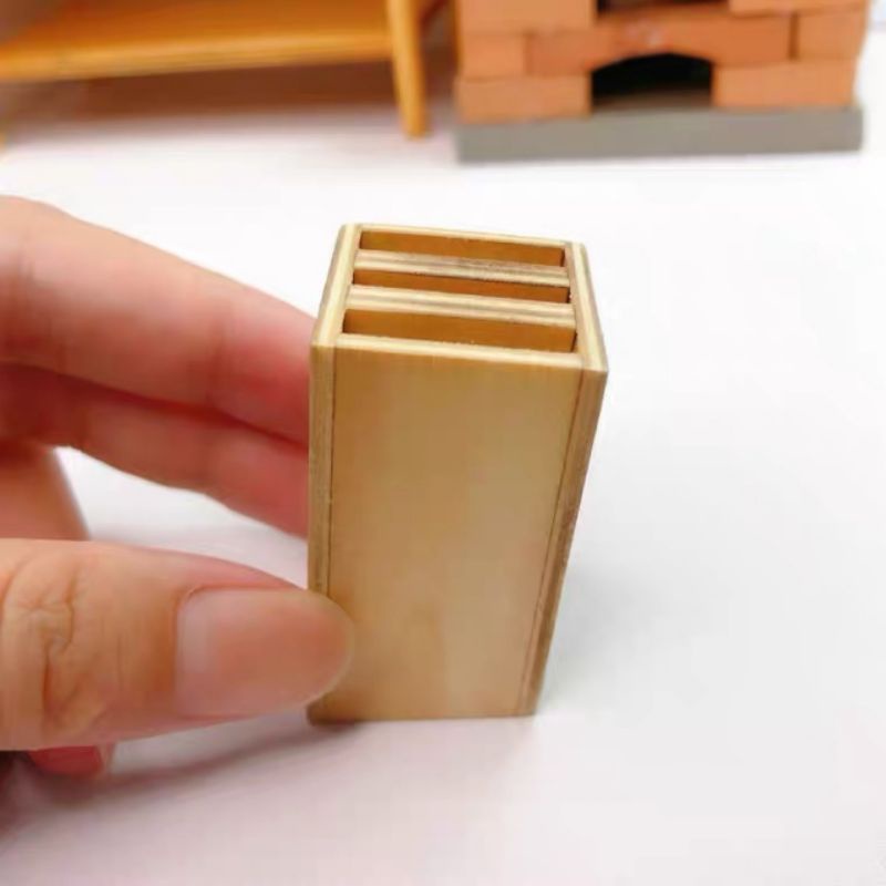 Giá Để Dao  dùng trưng trong mô hình dollhouse , miniature