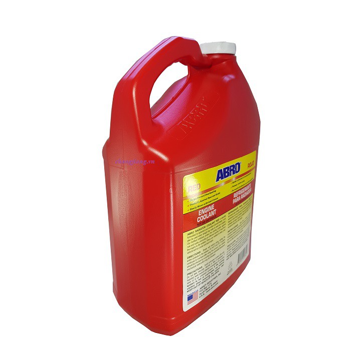 Nước Làm Mát Động Cơ Ô Tô ABRO ENGINE COOLANT Đỏ 4Lít