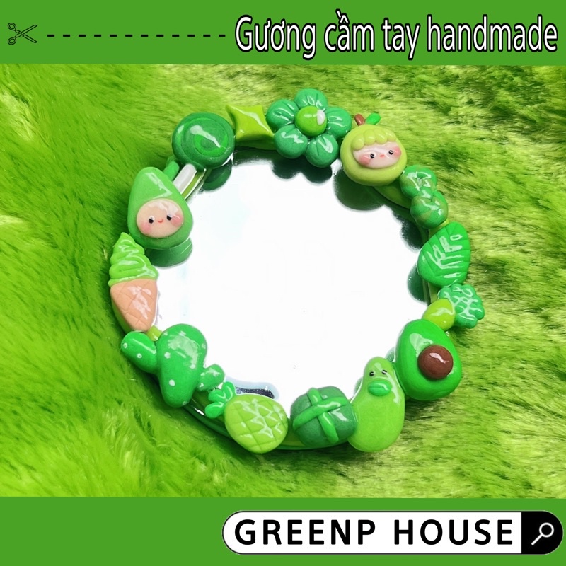 Gương cầm tay handmade _ GREENP HOUSE